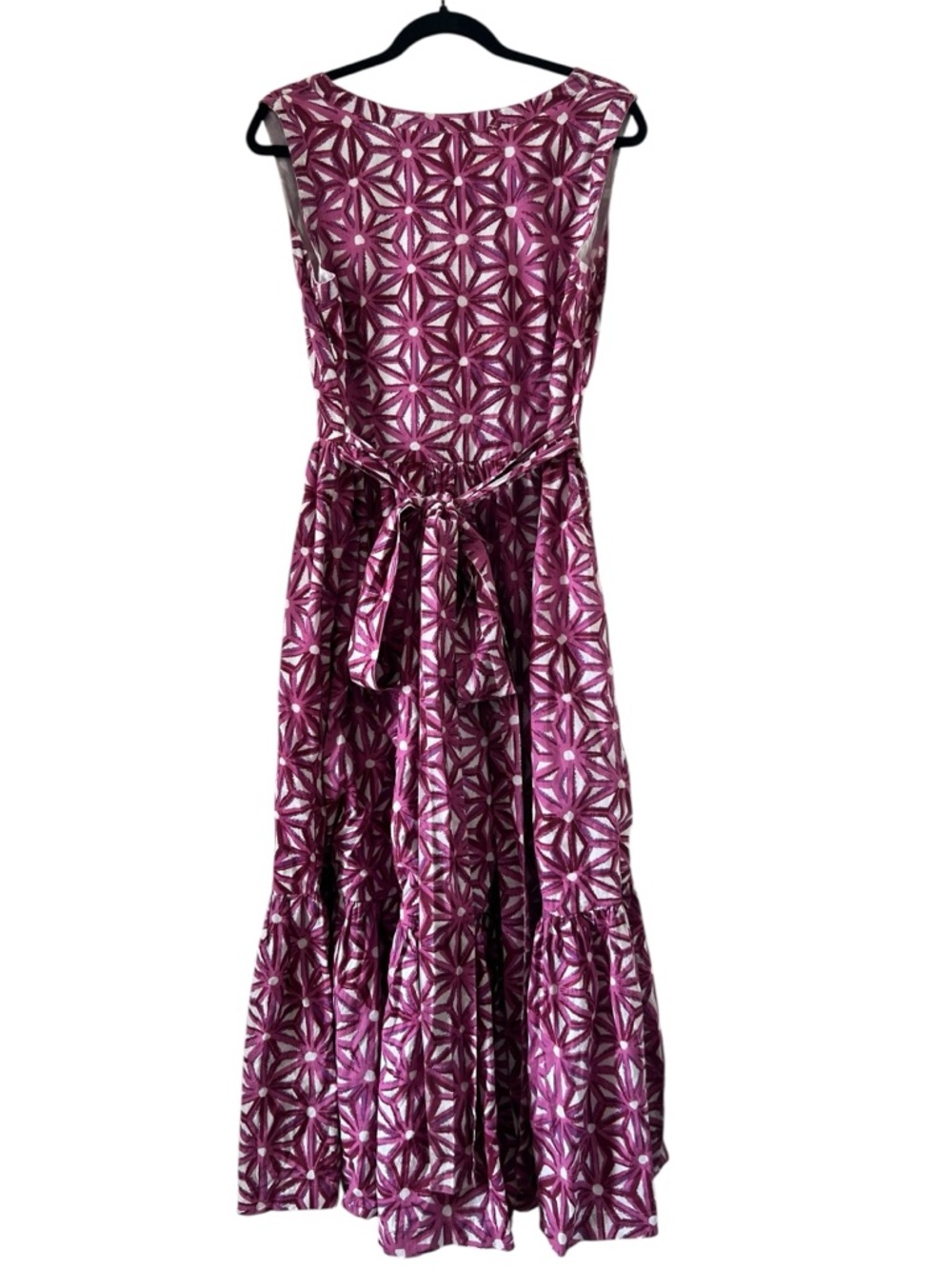 Ro's Garden The Mariana Floral Midi Dress In Raspberry Size M - Picture 3 of 16
